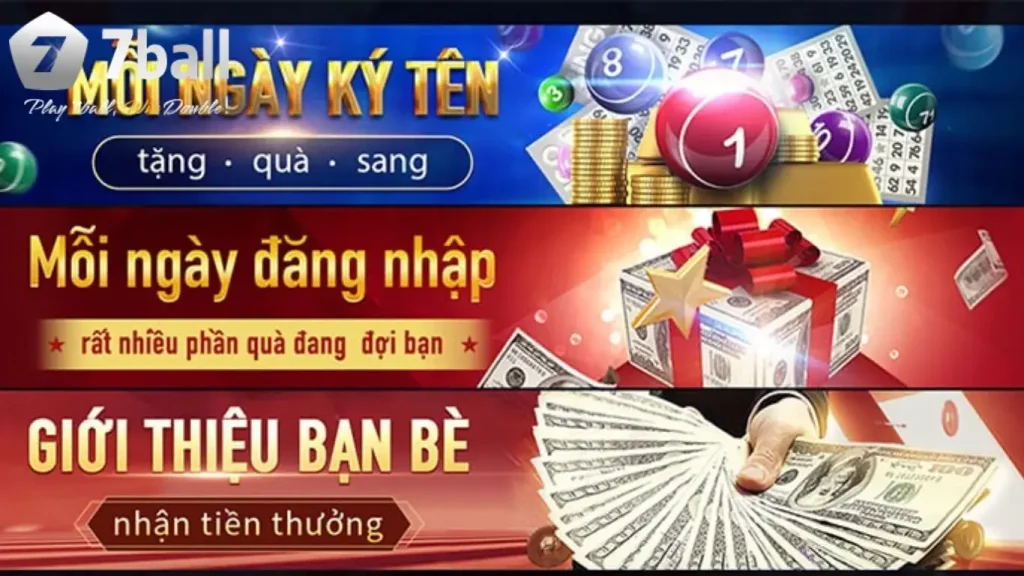 Các loại khuyến mãi 77ball phổ biến